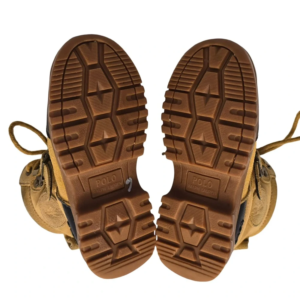 Polo Ralph Lauren Duck‎ Boots Tan Workwear Boys Size 11